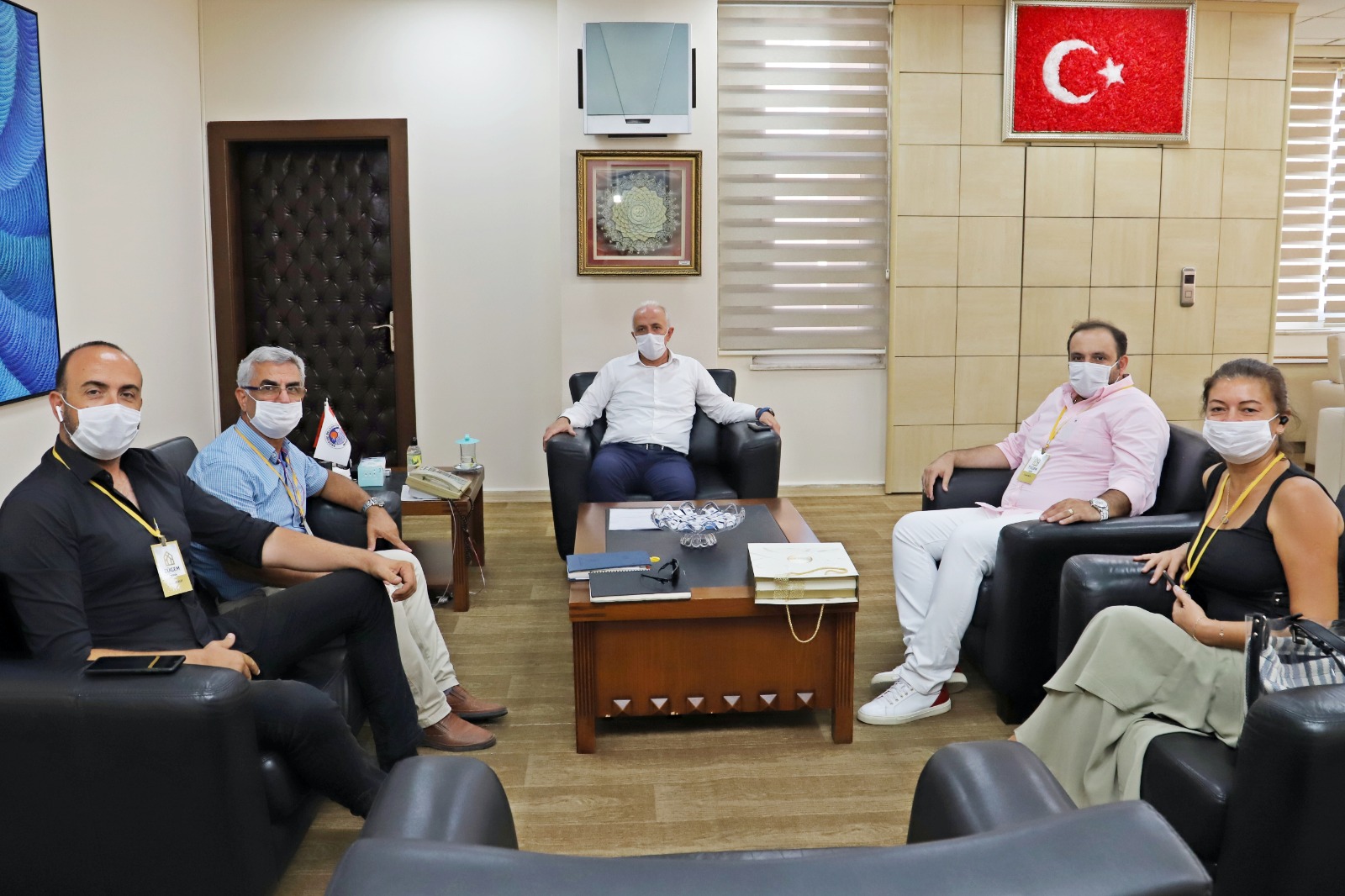 TÜGEM Akdeniz Belediye Başkanımız Sn. Mustafa Muhammet Gültak ziyaret etti